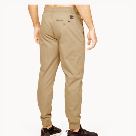 under armour khaki joggers